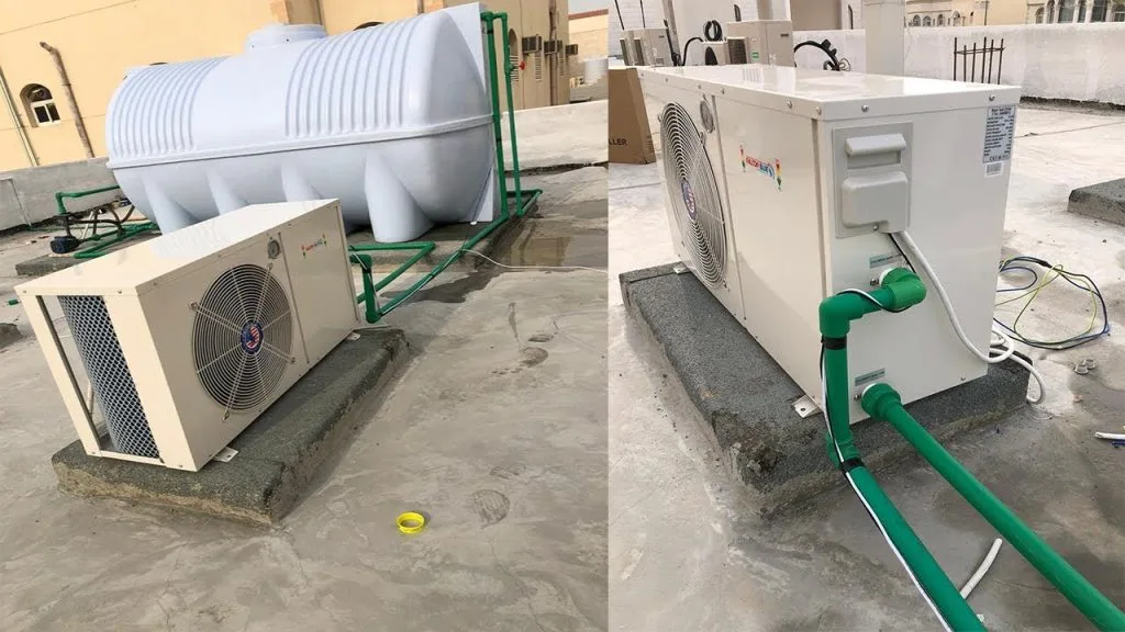 تبريد وتنظيف خزانات المياه