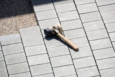 An image of lay concrete floor slabs detail tool hammer